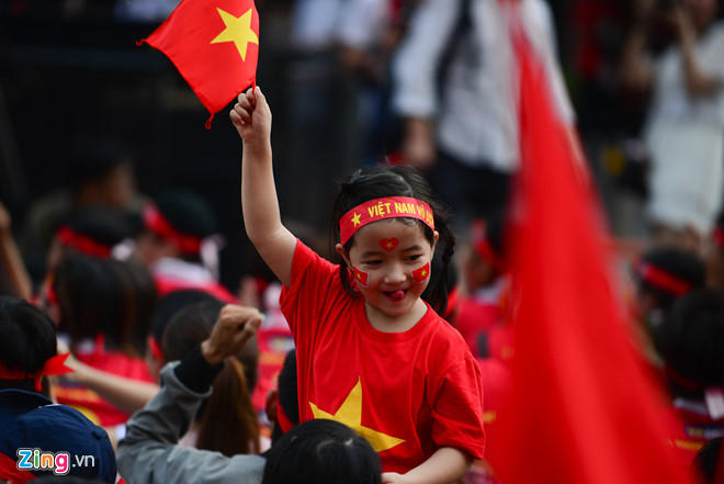 Fanzone Mỹ Đình nóng bỏng chờ trận cầu lịch sử của U23 Việt Nam Fanzone Mỹ Đình nóng bỏng chờ trận cầu lịch sử của U23 Việt Nam